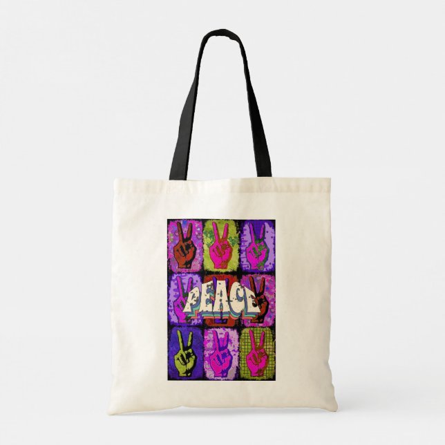 Peace Tote Bag (Back)