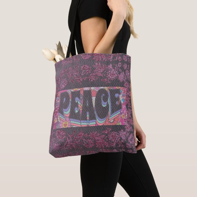 Peace Tote Bag  (Close Up)