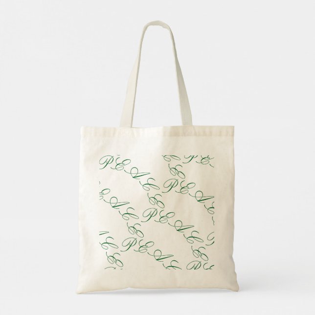 Peace Tote Bag (Back)