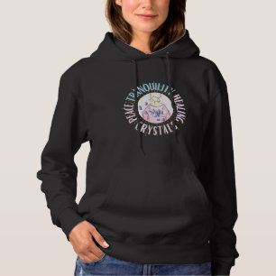 Peace Tranquillity Healing Crystals Pastel Colours Hoodie