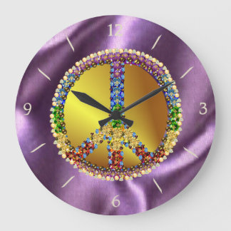 Peace Treasure Large Clock