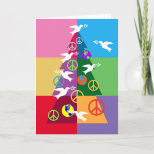 Peace Tree Holiday Card