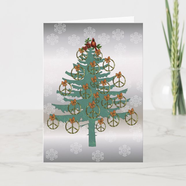 Peace Tree Holiday Card (Front)