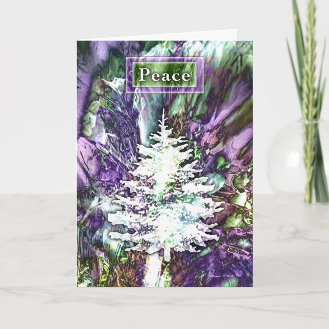 Peace Tree Holiday Card (Front)