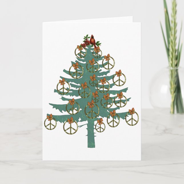 Peace Tree Holiday Card (Front)