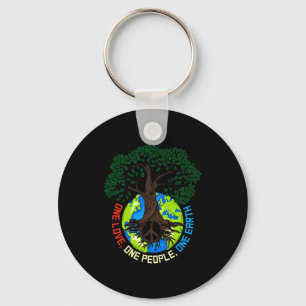 Peace Tree Love Environmental Protection Earth D T Key Ring