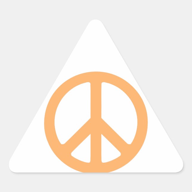 Peace Triangle Sticker (Front)