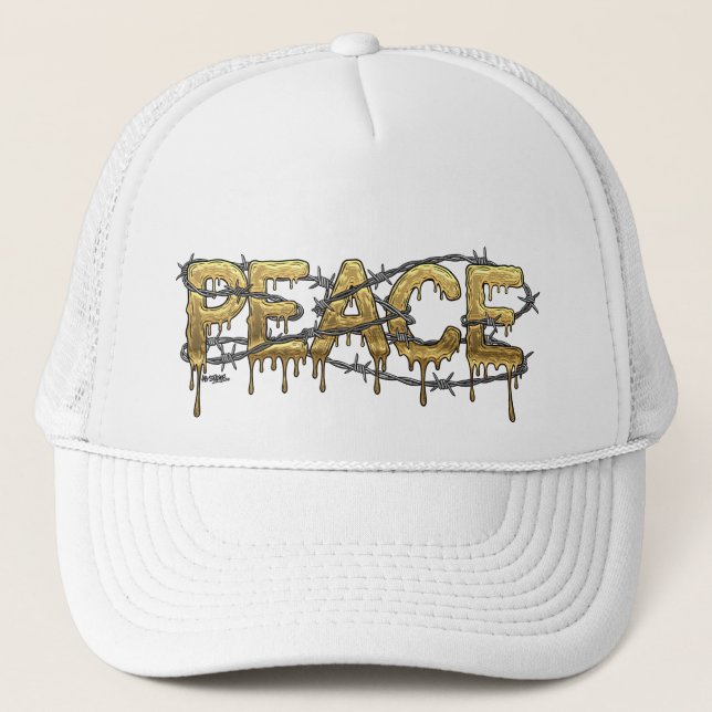 Peace Trucker Hat (Front)