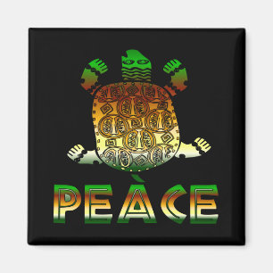 Peace Turtle Magnet