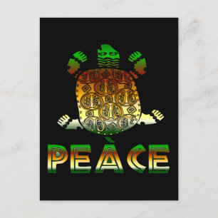 Peace Turtle Postcard