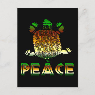 Peace Turtle Postcard