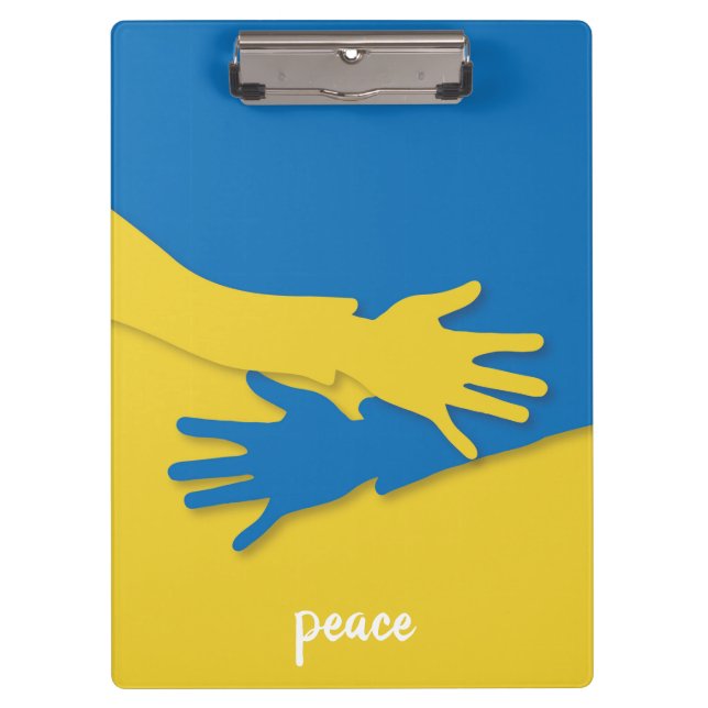 Peace - Ukraine Clipboard (Front)