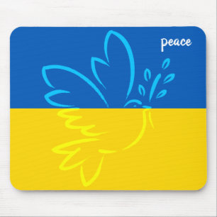 Peace - Ukraine Mouse Mat