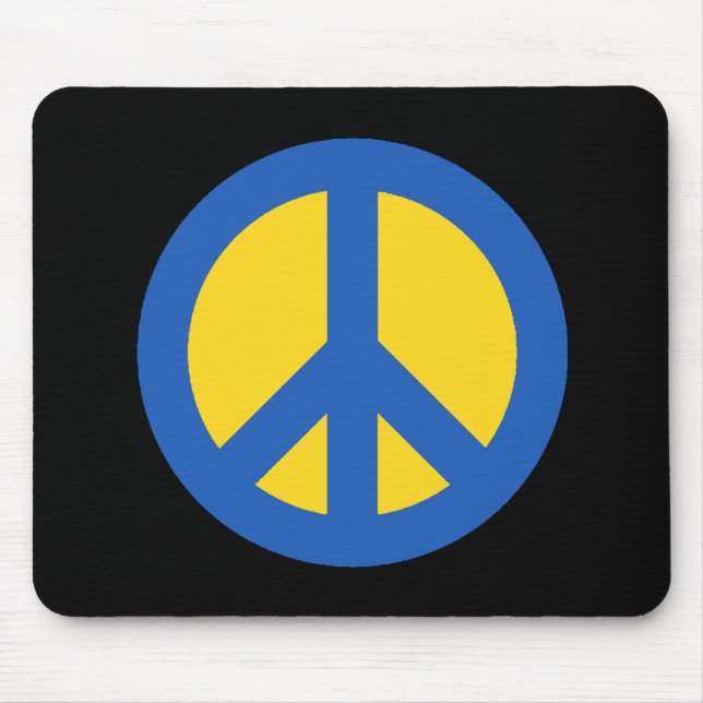 Peace Ukraine Mouse Mat (Front)