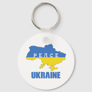 Peace Ukraine - Support Peace & Love Key Ring