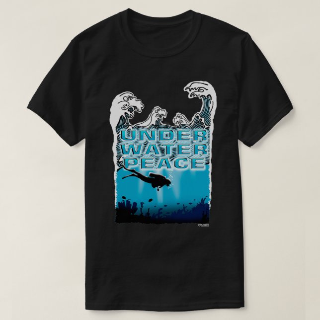 Peace underwater T-Shirt (Design Front)