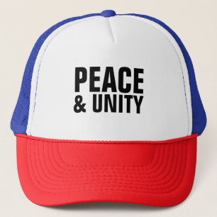 Peace & Unity Trucker Hat
