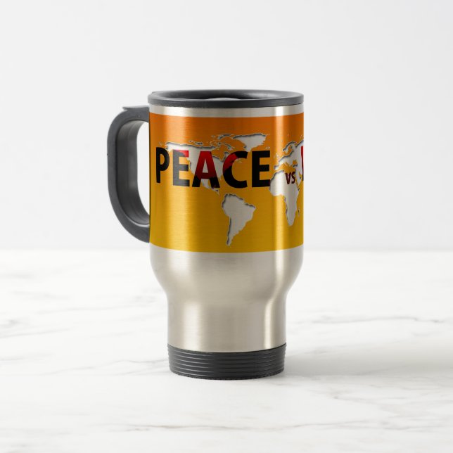 Peace vs War nice mugs (Front Left)