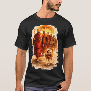 Peace walking monks and aloka dog walk for peace T-Shirt