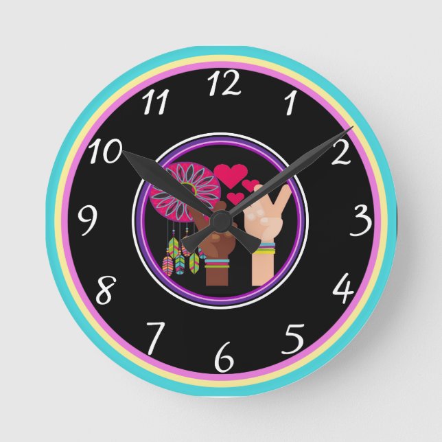 Peace Wall Clock (Front)