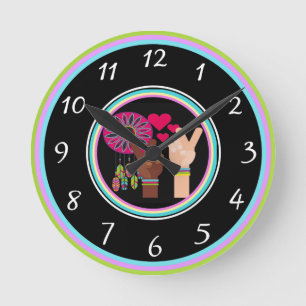 Peace Wall Clock