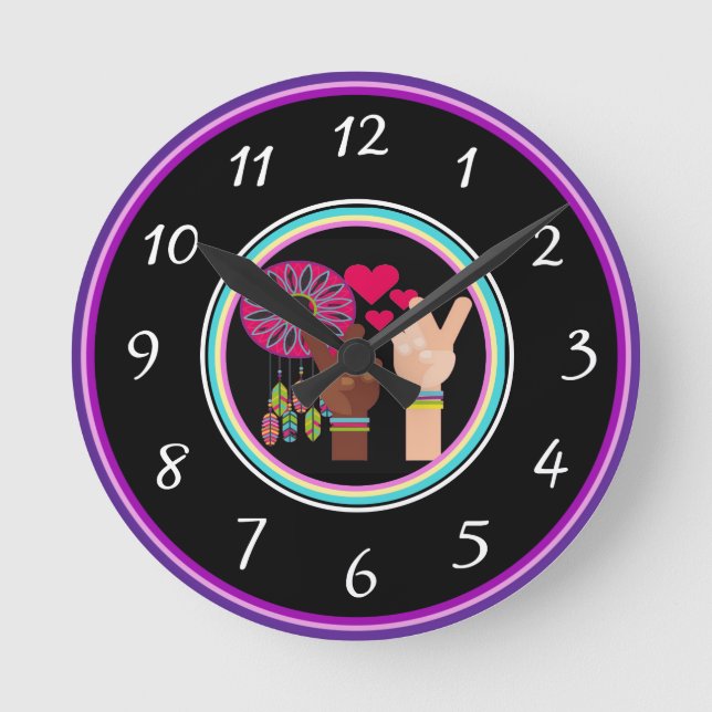 Peace Wall Clock (Front)