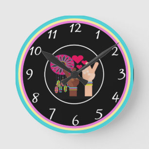 Peace Wall Clock