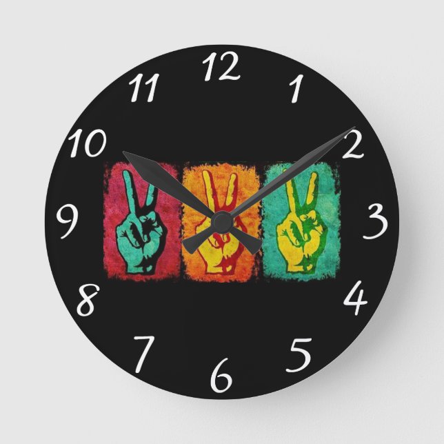 Peace Wall Clock (Front)