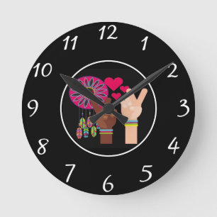 Peace Wall Clock