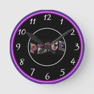 Peace Wall Clock