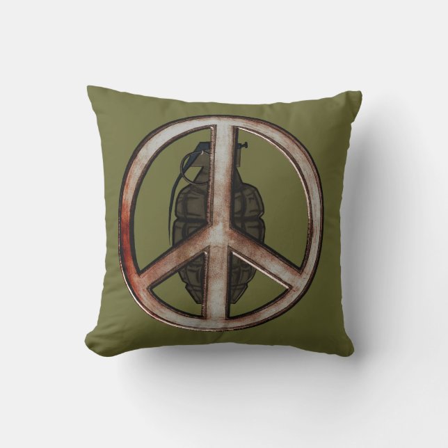 Peace & War Cushion (Front)
