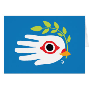 Peace White Dove with Olive Branch