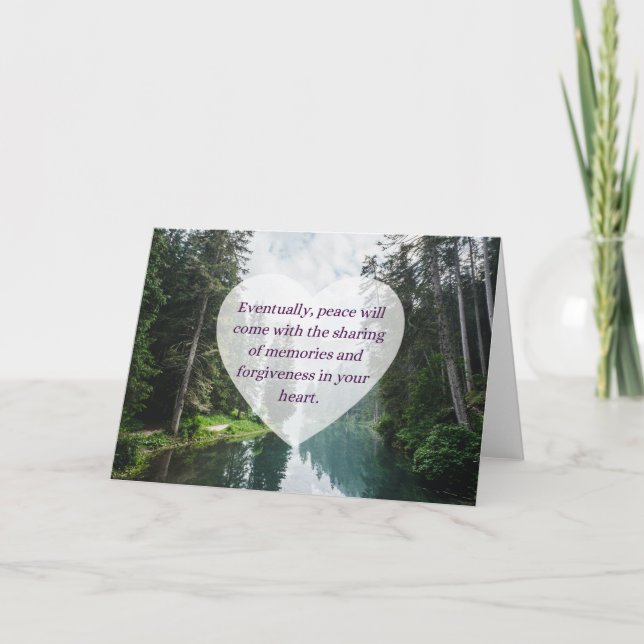 Peace will Come Card (Front)