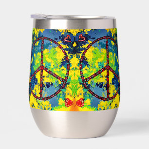 Peace Wine Tumbler