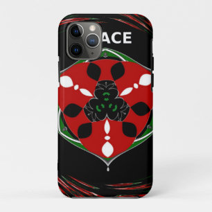 "Peace: with Shield Emblem" Art Print iPhone 11 Pro Case