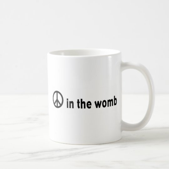 peace:womb coffee mug