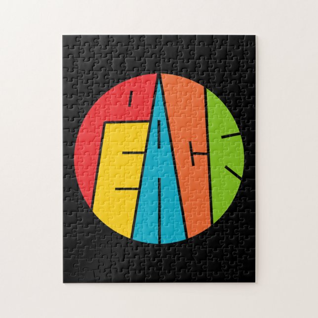 Peace - Word Art Jigsaw Puzzle (Vertical)