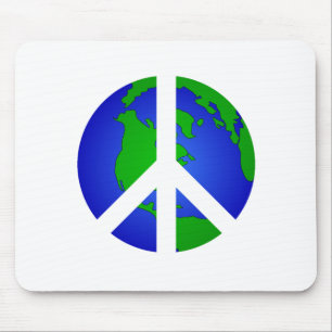 Peace World Peace Mouse Mat