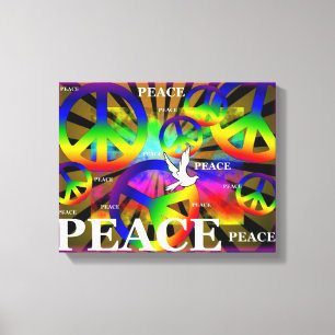 Peace Wrapped Canvas