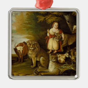 Peaceable Kingdom   1830-32 Metal Tree Decoration