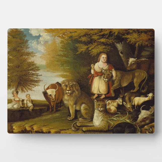Peaceable Kingdom | 1830-32 Plaque (Front)