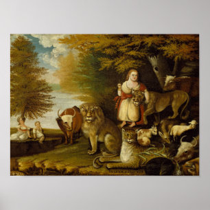 Peaceable Kingdom   1830-32 Poster
