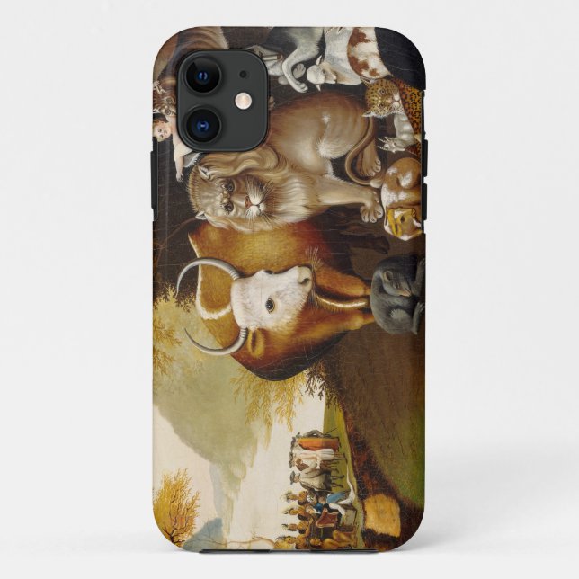 Peaceable Kingdom, c.1834 (oil on canvas) Case-Mate iPhone Case (Back)