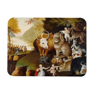 Peaceable Kingdom, c.1834 (oil on canvas) Magnet
