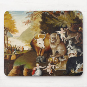 Peaceable Kingdom, c.1834 (oil on canvas) Mouse Mat