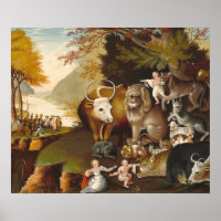 Peaceable Kingdom - Edward Hicks Fine Art Poster