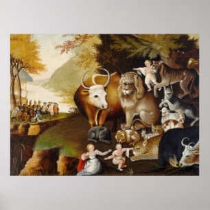 Peaceable Kingdom Fine Art Painting Print Artwork
