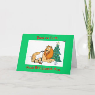 Peaceable Kingdom Holiday Card