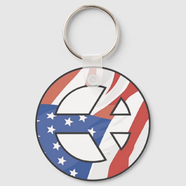 peaceflag key ring (Front)