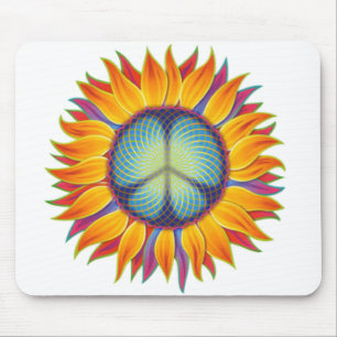 peaceflower mouse mat